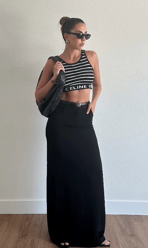 Set The Bar Maxi Skirt - FINAL SALE maxi skirt elegant