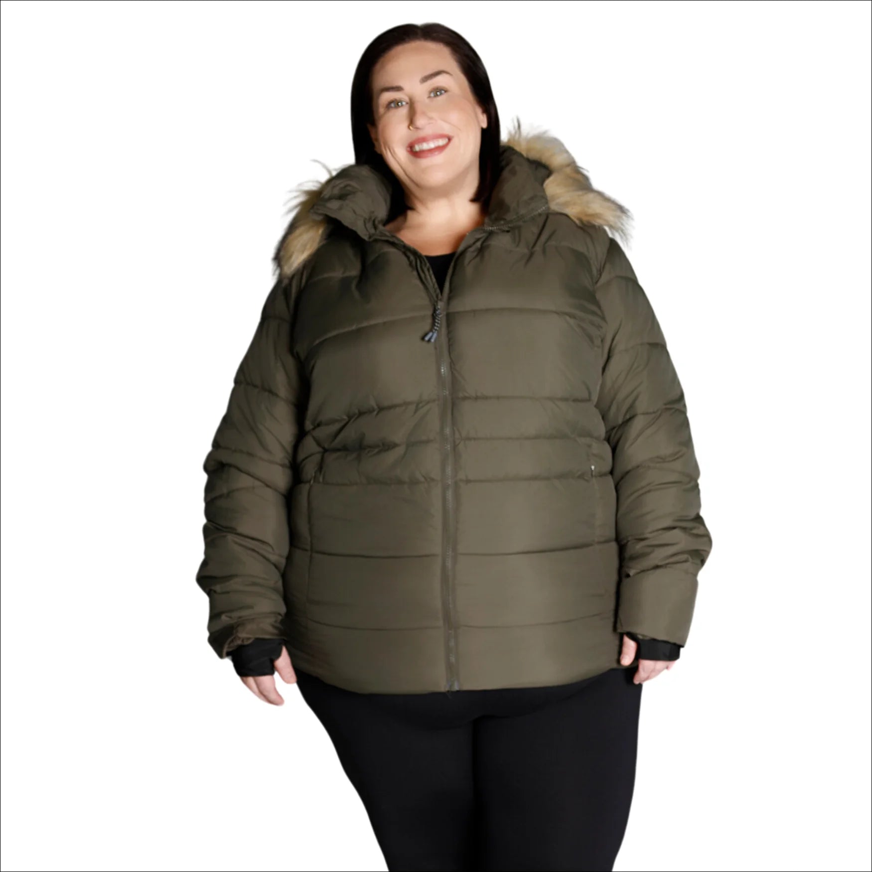 Snow Country Outerwear Women’s Plus Size Winter Ski Coat Jacket 1X-6X Luna Snapped Jacket Toggled Jacket Drawstring Jacket