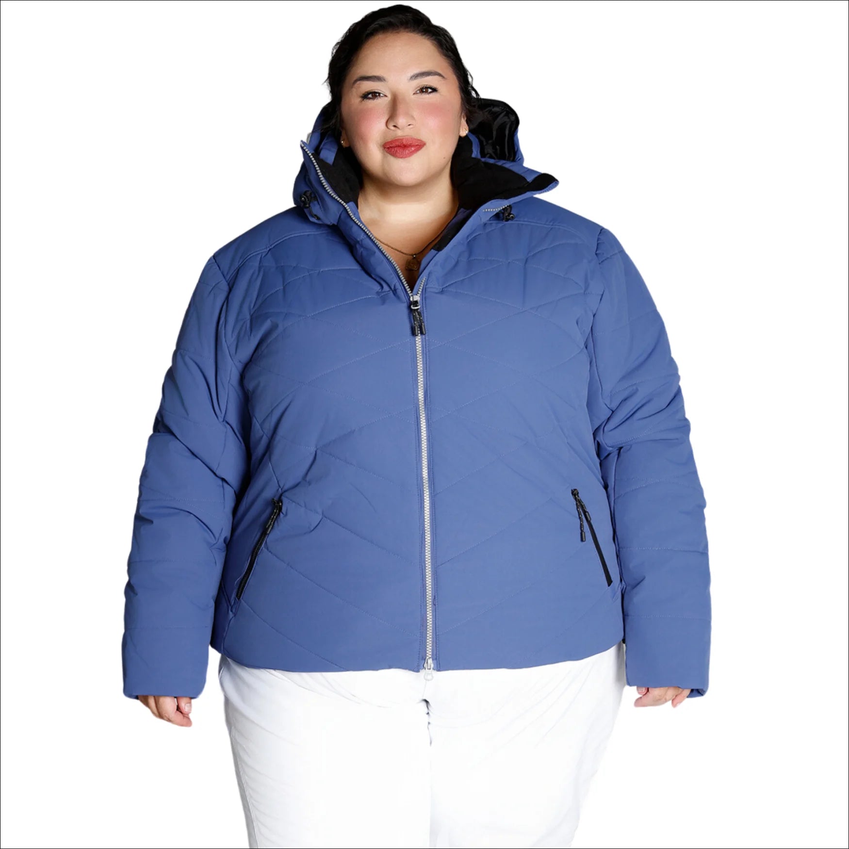 Snow Country Outerwear Womens Plus Size 1X-6X Vail Ski Coat Jacket Hoodie Zip-Up Jacket Button-Up Jacket